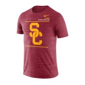 USC Trojans Men's Nike Cardinal SC Interlock Sideline Velocity Legend T-Shirt